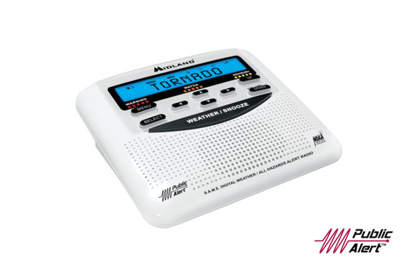 Image of a weather radio