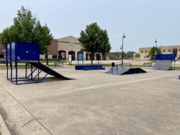 Picture of the skate park in downtown Kaukauna