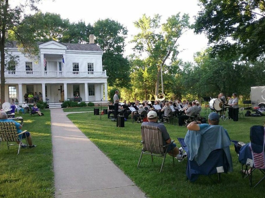 Musicians play during Little Chute Community Band Concert