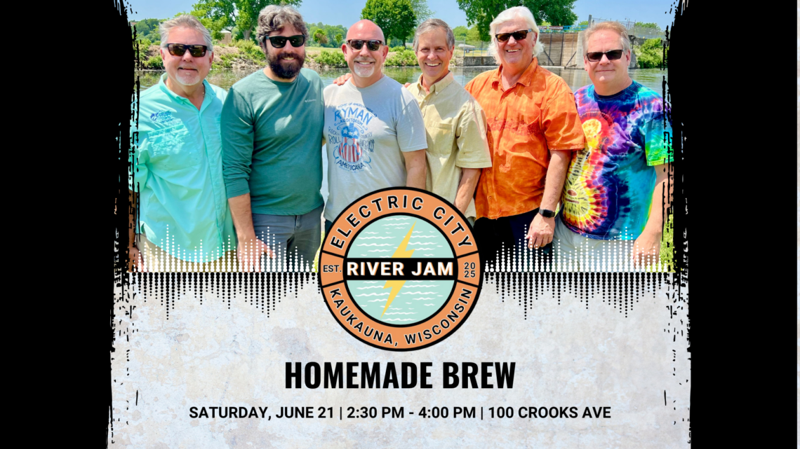 Promotional image for Homemade Brew playing at Electric City River Jam