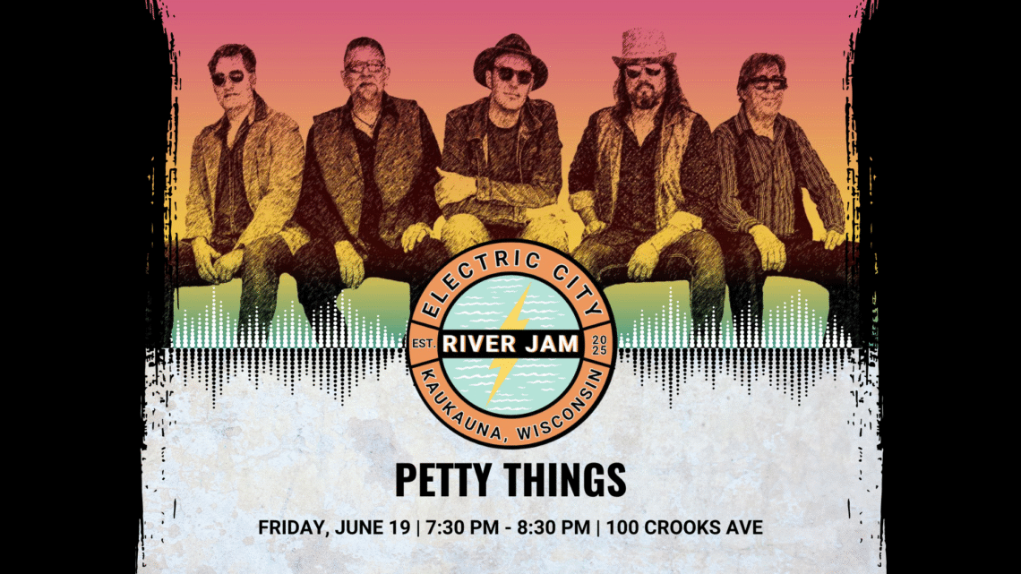 Promotional image for Petty Things playing at Electric City River Jam June 19 from 7:30 PM-8:30 pm at 100 crooks ave