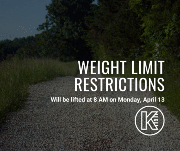 image reading weight limit restrictions will be lifted 8 am Monday April 13